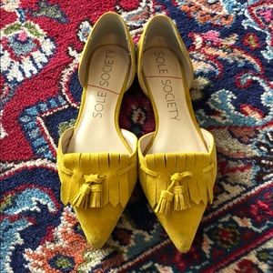 SOLE SOCIETY d'Orsay Pointy Toe Flat